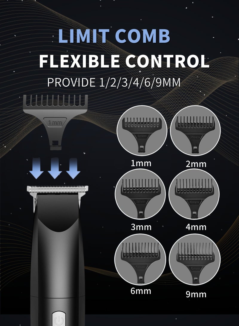 الكهربائية الجسم المقطع للرجال , آلة قطع الشعر مقطع الشعر للرجال , الحلاقة الجسم القابلة لإعادة الشحن , قاطع رأس اللحية القابلة للغسيل , الفضة - Image 3